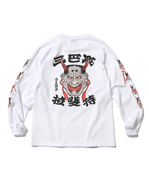 Lafayette x Three Tides Tattoo Ichibay Hannya L/S Tee White – EVERGREEN  SKATEBOARDS ONLINE