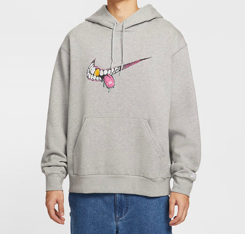 Nike SB Fleece Skate Hoodie HV0250-063 Dark Grey/White (In Store Pickup Only)