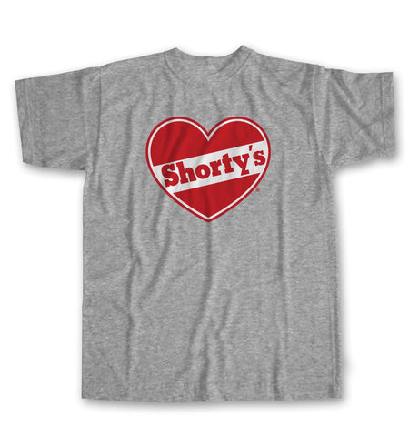 Shorty’s Skateboards Heart Logo S/S Tee Athletic Grey