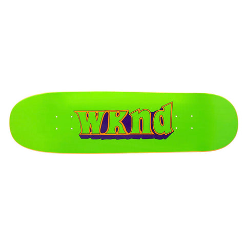 WKND Skateboards Good Times Green Shaped Deck 8.75” With Grip Tape (In Store Pickup Only)