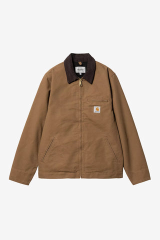 Carhartt WIP Detroit Jacket (Summer) Hamilton Brown/Tobacco, Rinsed