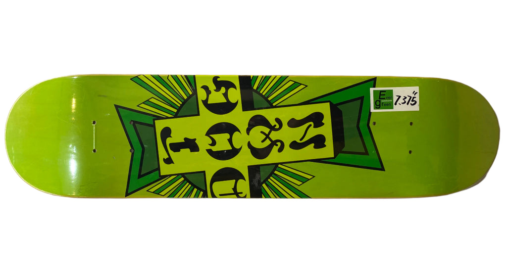 Dogtown Street Cross Logo Deck 7.375” With Grip Tape (In Store Pickup Only)