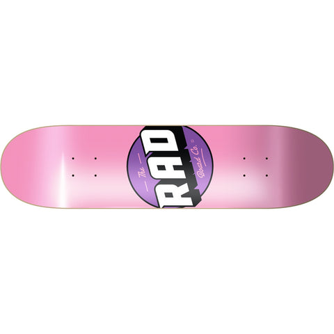 Rad Board Co. Solid Pink/Purple Deck 7.75” With Grip Tape (In Store Pickup Only)