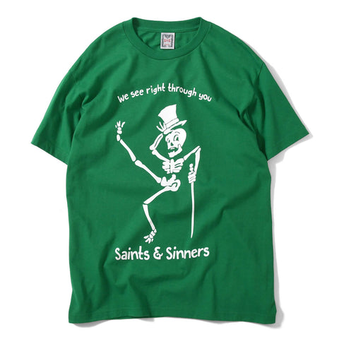 Saints & Sinners We See Right Through You S/S Tee Green