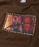 Saints & Sinners Skeleton L/S Tee Brown