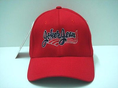 Joker Brand Nu Fit Cap Red Size S M EVERGREEN SKATEBOARDS ONLINE