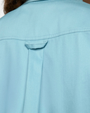 Nike SB Woven Skate L/S Button Up Shirt DQ6288-494 Worn Blue/White (In Store Pickup Only)