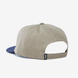 Belief NYC League 6 Panel Hat Taupe/Navy
