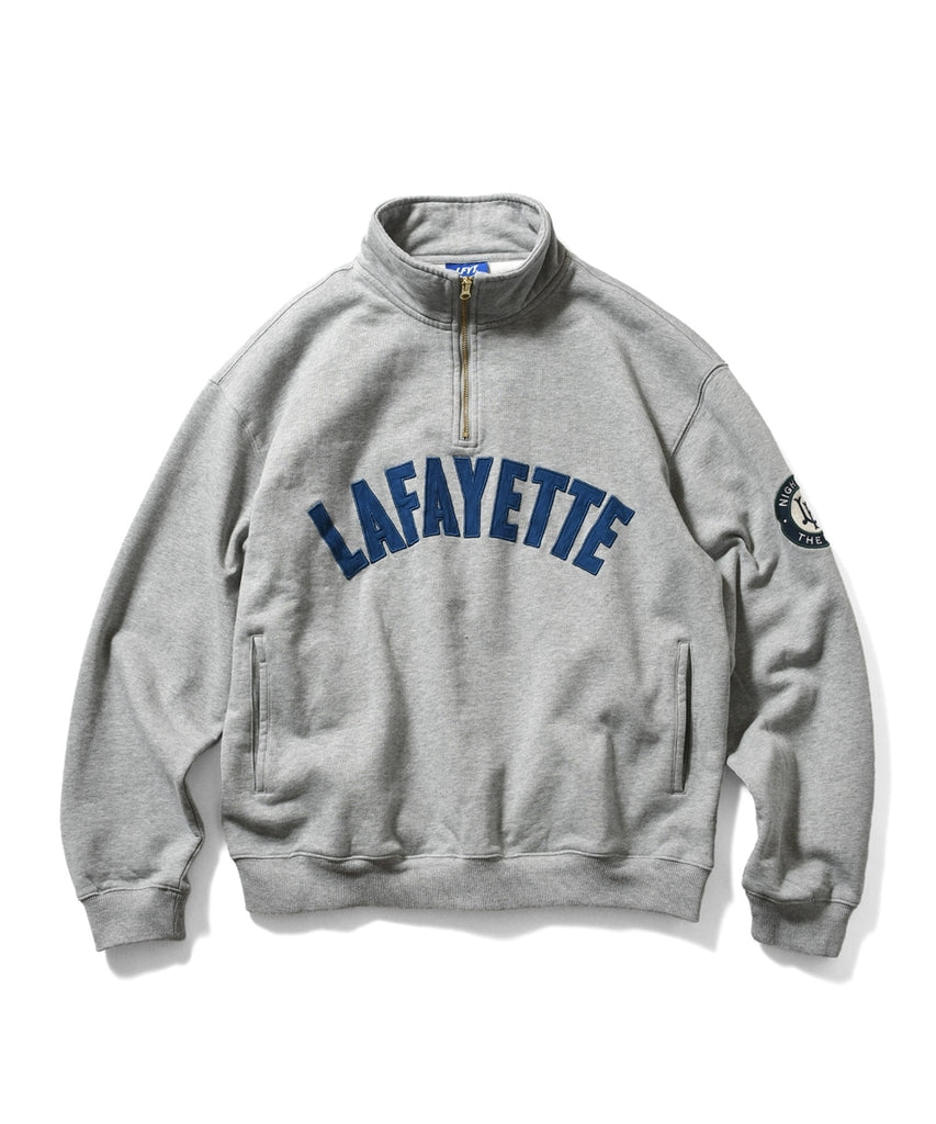Lafayette Arch Logo Halfzip Sweatshirt Grey