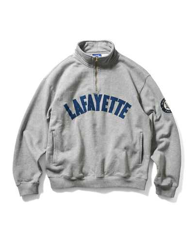 Lafayette Arch Logo Halfzip Sweatshirt Grey