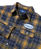 Lafayette Flannel Shirt Jacket Yellow