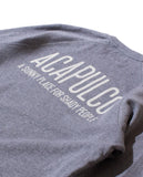 Acapulco Gold Horse Race Raglan Crew Sweatshirt Dark Heather Grey