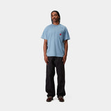 Carhartt WIP Ingo Pocket S/S Tee Light Blue (Garment Dyed)