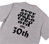 Evergreen 30th Anniversary S/S Tee 30th08 Heather Grey