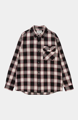 Carhartt WIP L/S Witten Shirt Witten Check, Moonbeam