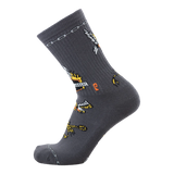 Psockadelic Born Free Socks Faded Black