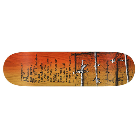 Krooked Anderson Xerox Deck 8.06” With Grip Tape (In Store Pickup Only)