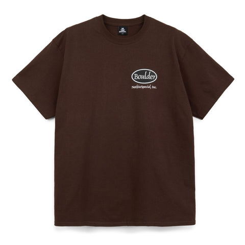 Nothin’ Special Boulder S/S Tee Dark Chocolate