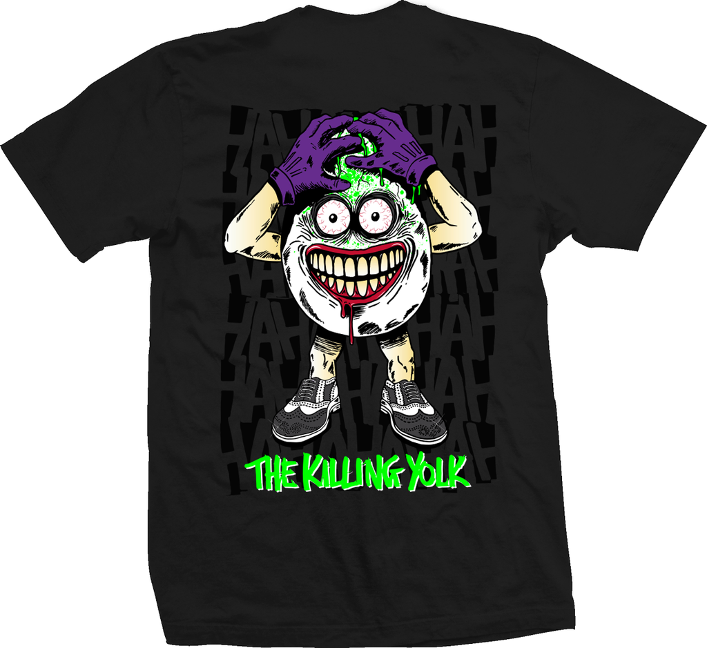 Heroin Skateboards Killing Yolk S/S Tee Black