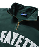 Lafayette Arch Logo Halfzip Sweatshirt Green