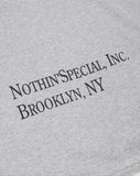 Nothin’ Special Built To Death S/S Pocket Tee Heather Grey