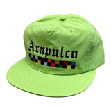 Acapulco Gold Recycled Light Weight Nylon Snapback Cap Lime