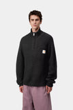 Carhartt WIP Detroit Half Zip Sweater Black