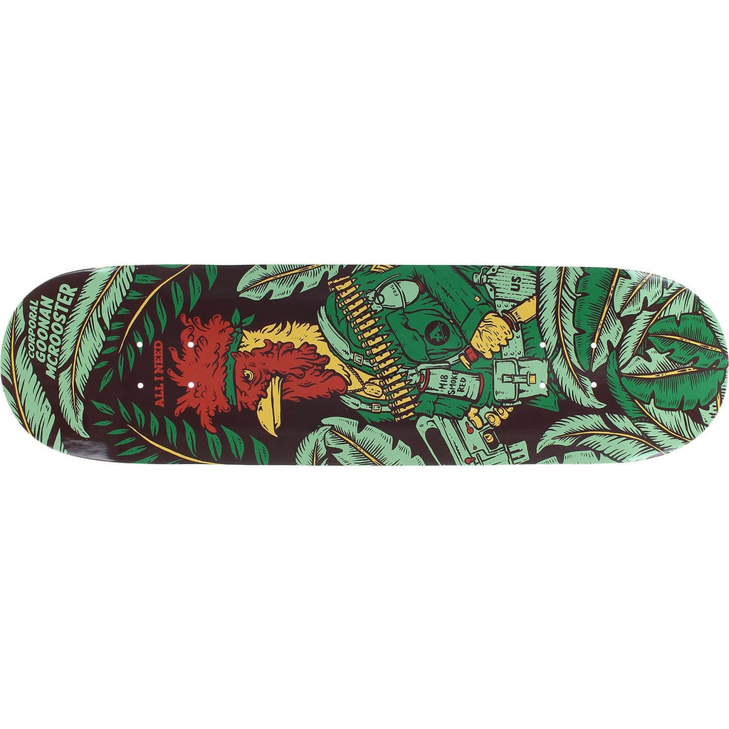 All I Need Skateboard Goonan Mcrooster Deck 8.25” With Grip Tape (In Store Pickup Only)