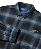 Lafayette Classic Ombre Plaid L/S Shirt Navy