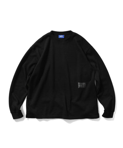 Lafayette Waffle Thermal L/S Tee Black