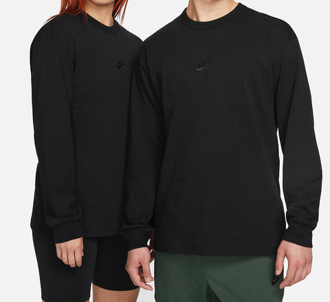 Nike Sportswear Premium Essentials L/S Tee DO7391-010 Black/Black (In Store Pickup Only)