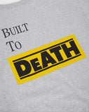 Nothin’ Special Built To Death S/S Pocket Tee Heather Grey