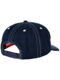 Baker Classic Logo Snapback Hat Navy