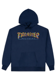 Thrasher Smile By Spanky Pullover Hoodie Navy