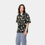 Carhartt WIP Opus S/S Shirt Opus Allover Print, Black