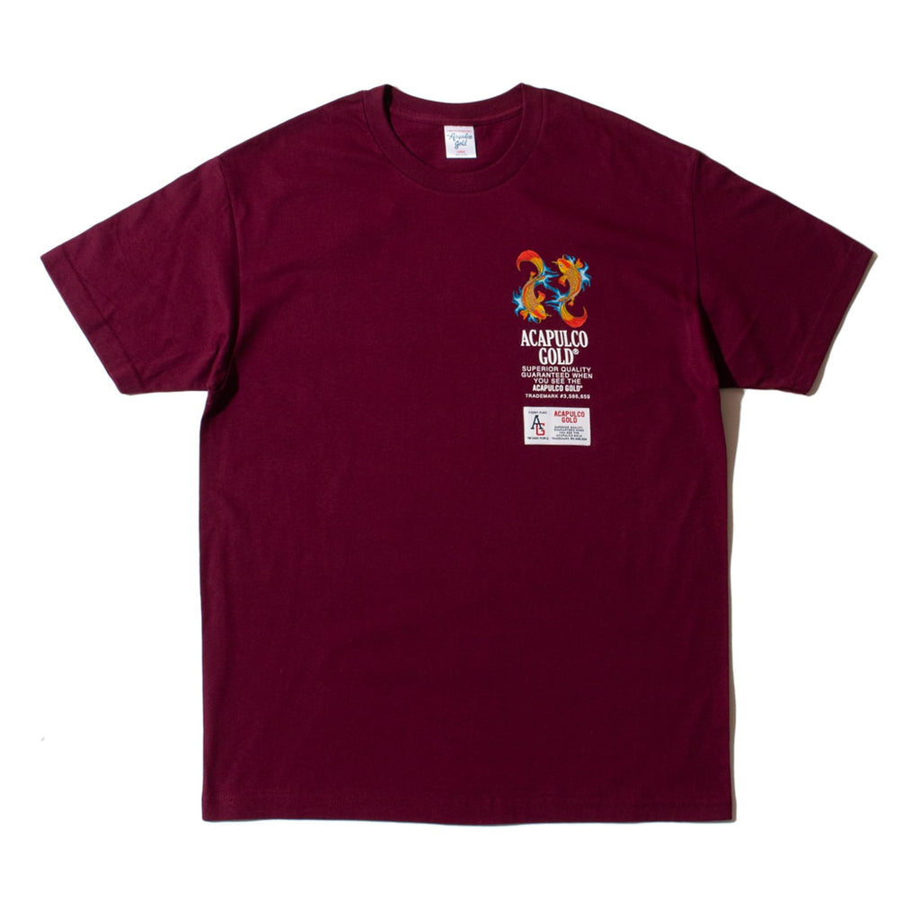 Acapulco Gold Graceful S/S Tee Burgundy