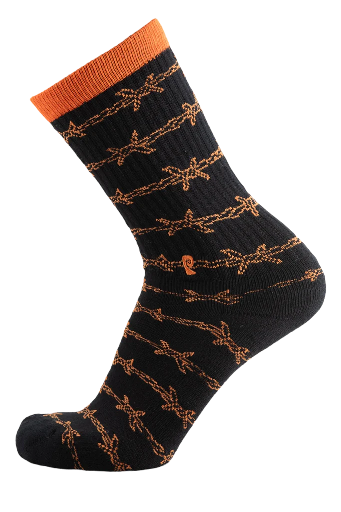 Psockadelic Keep Out Socks Black