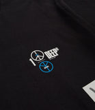 10 Deep Peace Peace L/S Tee Black