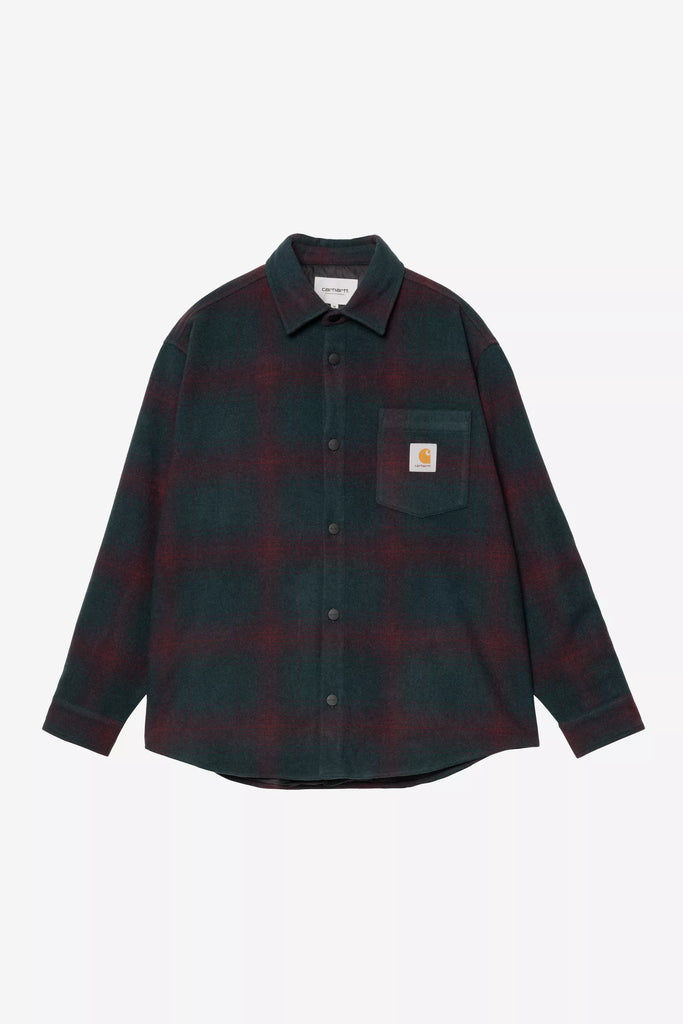 Carhartt WIP Brennan Shirt Jacket Brennan Check, Deep Lagoon/Rondo