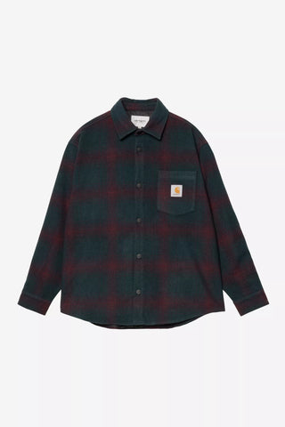 Carhartt WIP Brennan Shirt Jacket Brennan Check, Deep Lagoon/Rondo