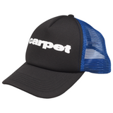 Carpet Puff Trucker Hat Black/Blue