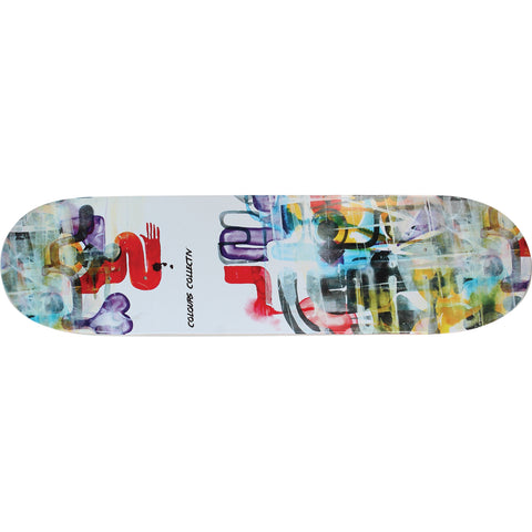 Colours Collectiv Will Barras Grunge Logo Deck 8.5” With Grip Tape (In Store Pickup Only)