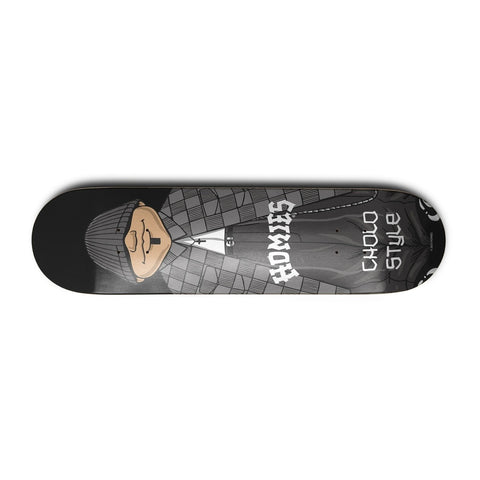 Homies x Pizza Skateboards Cholo Style Deck 8.25” With Grip Tape (In Store Pickup Only)
