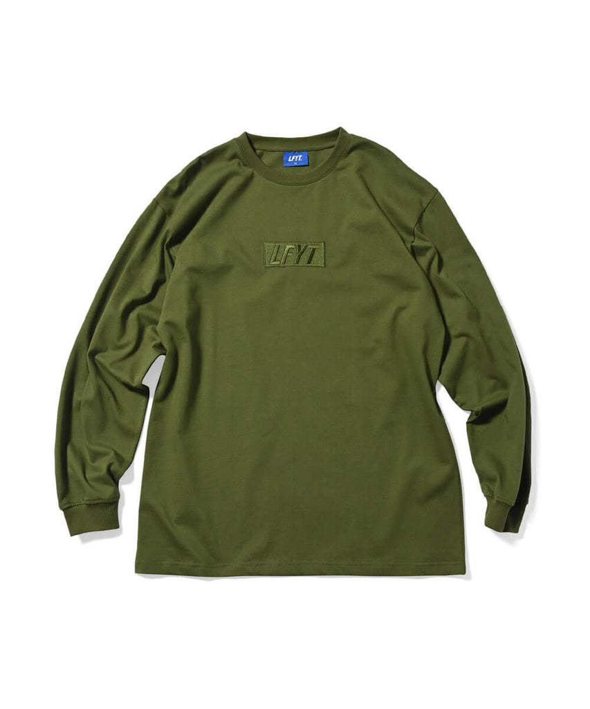 Lafayette Tonal LFYT Box Logo L/S Tee Olive