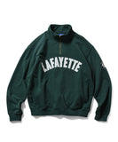 Lafayette Arch Logo Halfzip Sweatshirt Green