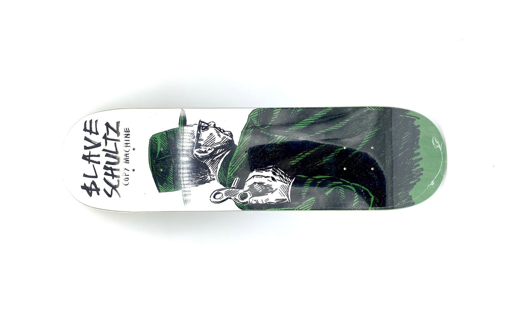 Slave Skateboards Schultz Copy Machine Deck 8.25” With Grip Tape (In Store Pickup Only)