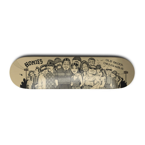 Homies x Pizza Skateboards Vintage Family Deck 8” With Grip Tape (In Store Pickup Only)