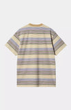 Carhartt WIP Coby S/S Tee Colby Stripe, Bourbon (In Store Pickup Only)