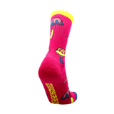 Psockadelic Bat Shroom Socks Pink
