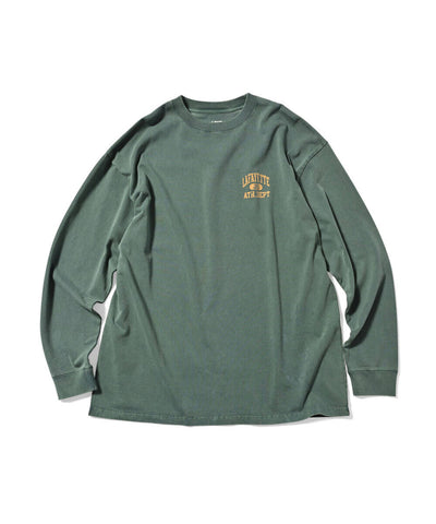 Lafayette Worn Out Athletics L/S Tee Green